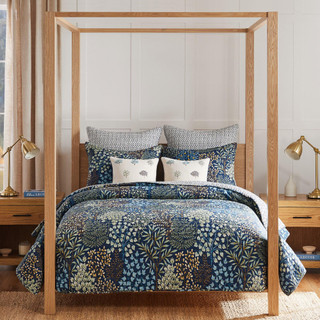 Thumbnail 4: Levtex Home Levtex Home English Forest Navy Euro Sham Set of 2 