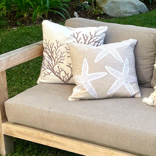 Thumbnail 2: Levtex Home Levtex Home Appliqued Starfish  Coastal Decorative Pillow 