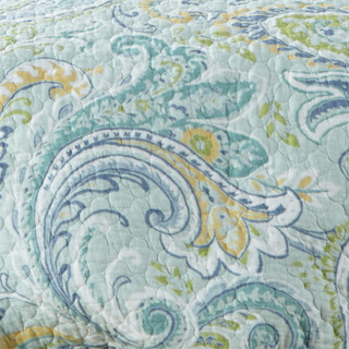 Thumbnail 14: Levtex Home Levtex Home Cortona Paisley Quilt & Sham Set 