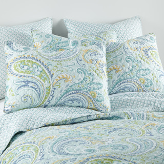 Thumbnail 6: Levtex Home Levtex Home Cortona Paisley Quilt & Sham Set 