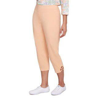 Thumbnail 4: Hearts of Palm Hearts of Palm Womens Tummy Control Capris 