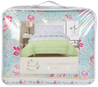 Thumbnail 3: OAK + JUNE Lillian Paisley  3 Piece Comforter Set - King 