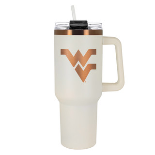 Thumbnail 1: WEST VIRGINIA UNIVERSITY NCAA West Virginia University Creme & Copper 40oz. Colossus 