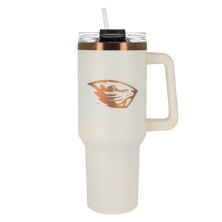 Thumbnail 1: OREGON STATE BEAVERS NCAA Oregon State Beaver Creme & Copper 40 oz. Colossus 