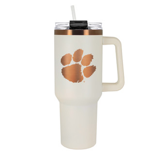 Thumbnail 1: CLEMSON TIGERS NCAA Clemson Tigers Creme & Copper 40 oz. Colossus 