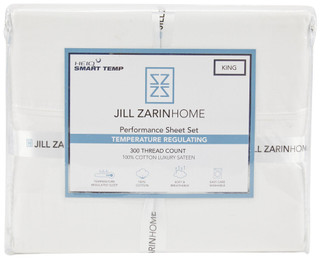 Thumbnail 1: JILL ZARIN Jill Zarin 300TC Performance Sateen 4-Piece Sheet Set 