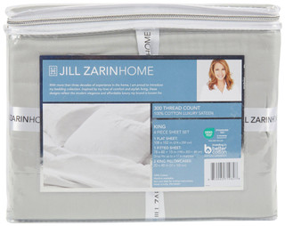 Thumbnail 5: JILL ZARIN Jill Zarin 300TC Performance Sateen 4-Piece Sheet Set 