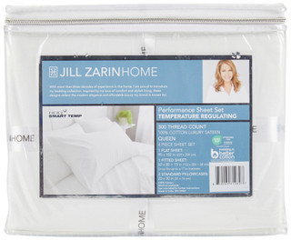 Thumbnail 6: JILL ZARIN Jill Zarin 300TC Performance Sateen 4-Piece Sheet Set 