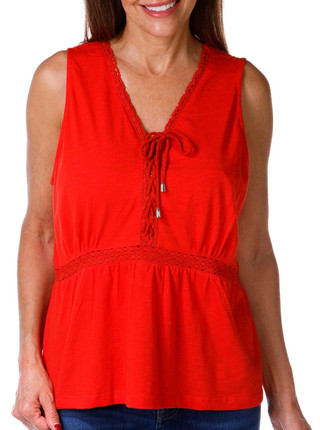 Thumbnail 1: BUNULU Bunulu Womens Peplum Tank 