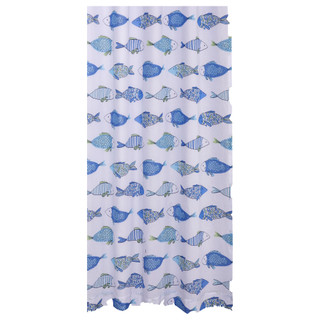 Thumbnail 3: Levtex Home Levtex Home Catalina Fish Shower Curtain 