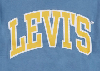 Thumbnail 3: Adidas Levis Big Boys Logo Embroidered Graphic T-Shirt 