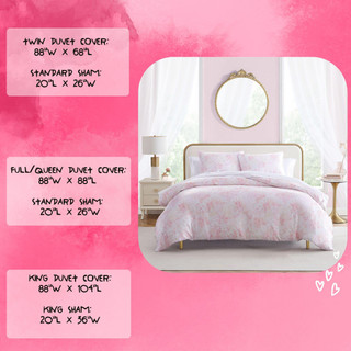Thumbnail 8: Betsey Johnson Betsey Johnson Butterfly Garden Duvet Cover Set 