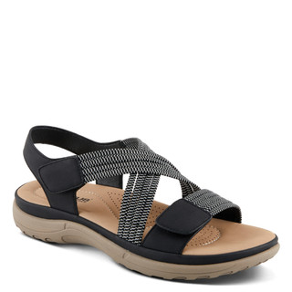 Thumbnail 1: Flexus Flexus Womens Crossbeam Elastic Stretch Cross Over Sandals 