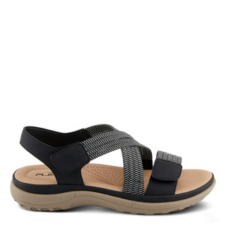 Thumbnail 5: Flexus Flexus Womens Crossbeam Elastic Stretch Cross Over Sandals 