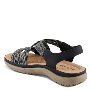 Thumbnail 7: Flexus Flexus Womens Crossbeam Elastic Stretch Cross Over Sandals 