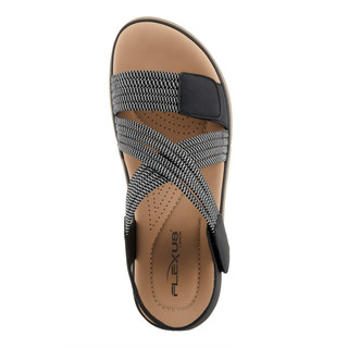 Thumbnail 3: Flexus Flexus Womens Crossbeam Elastic Stretch Cross Over Sandals 