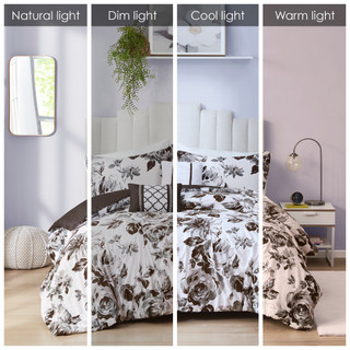 Thumbnail 24: Intelligent Design Intelligent Design Dorsey Floral Print Comforter Set 