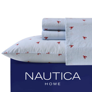 Thumbnail 3: Nautica Nautica T200 Washed Percale Sheet Set 