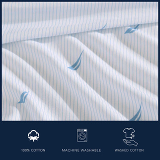 Thumbnail 21: Nautica Nautica T200 Washed Percale Sheet Set 