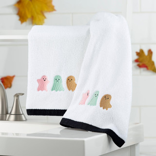 Thumbnail 2: Avanti Avanti Ghost Pastel Halloween Hand Towels Set of 2 