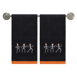 Thumbnail 1: Avanti Avanti Skeletons Halloween Hand Towels Set of 2 