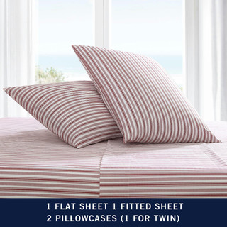 Thumbnail 23: Nautica Nautica Coleridge Stripe Sheet Set 