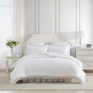 Thumbnail 3: Laura Ashley Laura Ashley Eyelet Ruffle Comforter & Sham Set 