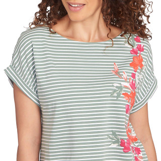 Thumbnail 3: Ruby Road Ruby Road Womens Short Sleeve Printed Top 