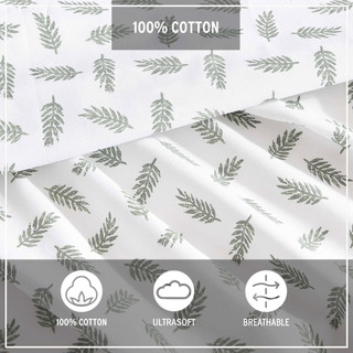 Thumbnail 7: Eddie Bauer Eddie Bauer Laurel Leaves Sheet Set 