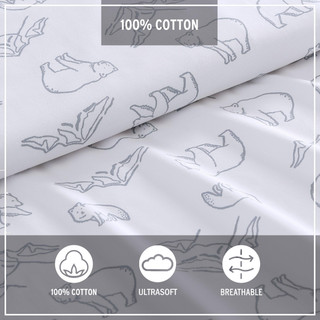 Thumbnail 9: Eddie Bauer Eddie Bauer Smokey Bear Camp Sheet Set 