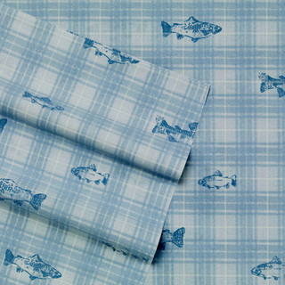 Thumbnail 3: Eddie Bauer Eddie Bauer Methow Plaid Sheet Set 