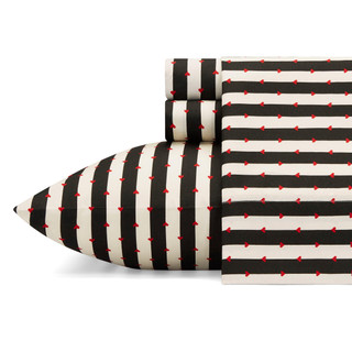 Thumbnail 13: Betsey Johnson Betsey Johnson Wonderland Stripe Sheet Set 