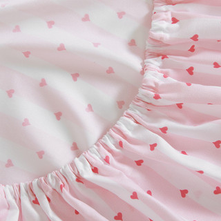 Thumbnail 7: Betsey Johnson Betsey Johnson Wonderland Stripe Sheet Set 