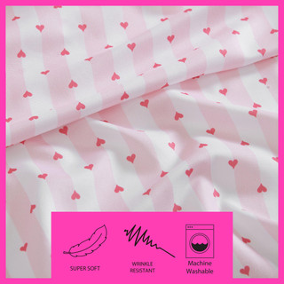 Thumbnail 8: Betsey Johnson Betsey Johnson Wonderland Stripe Sheet Set 