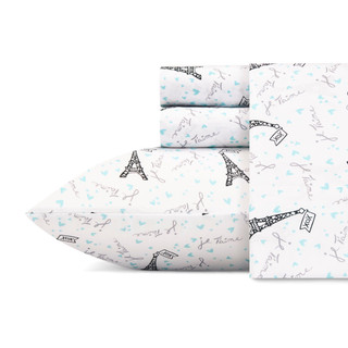 Thumbnail 1: Betsey Johnson Betsey Johnson Je Taime Paris Sheet Set 