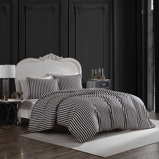 Thumbnail 2: Betsey Johnson Betsey Johnson Wonderland Stripe Duvet Cover Set 