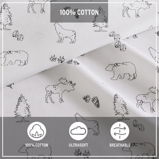 Thumbnail 15: Eddie Bauer Eddie Bauer Animal Tracks Sheet Set 