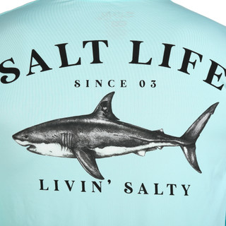 Thumbnail 3: Salt Life Salt Life Mens Jaws of Steel Graphic Long Sleeve Tee 