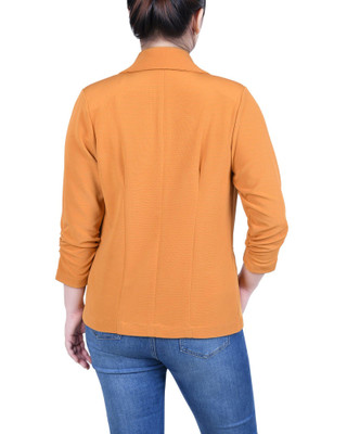 Thumbnail 2: NY COLLECTION NY Collection Petite 3/4 Sleeve Knit Ottoman Jacket 