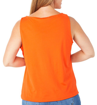 Thumbnail 2: NINE WEST Nine West Womens Sleeveless Solid Top 
