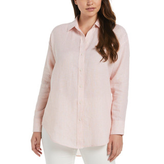 Thumbnail 1: Rafaella Rafaella Petite Easy Linen Long Sleeve Button-Down Shirt 
