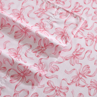 Thumbnail 3: Betsey Johnson Betsey Johnson Ballet Bows Twin Sheet Set 