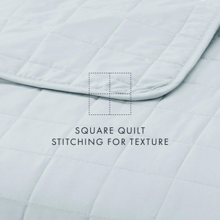 Thumbnail 17: IENJOY HOME Home Collections Premium Soft Square Quilted Coverlet Set 