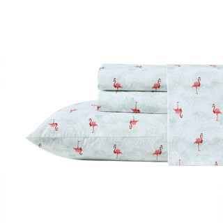 Thumbnail 5: Tommy Bahama Tommy Bahama Flamingo Santa Cotton Percale Sheet Set 