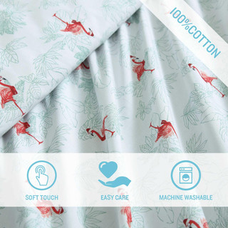 Thumbnail 17: Tommy Bahama Tommy Bahama Flamingo Santa Cotton Percale Sheet Set 
