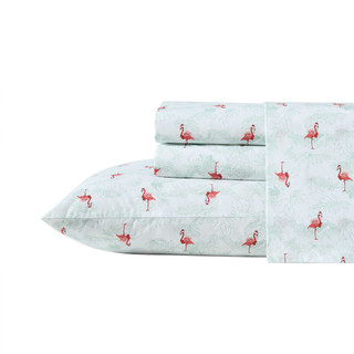 Thumbnail 5: Tommy Bahama Tommy Bahama Flamingo Santa Cotton Percale Sheet Set 