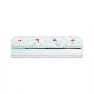 Thumbnail 14: Tommy Bahama Tommy Bahama Flamingo Santa Cotton Percale Sheet Set 