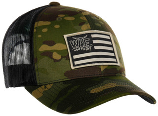 Thumbnail 1: WHAT THE FIN What The Fin Mens Camo Trucker Hat 