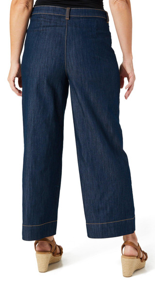 Thumbnail 2: Nautica Nautica Womens Contrast Stretch Denim Culottes 
