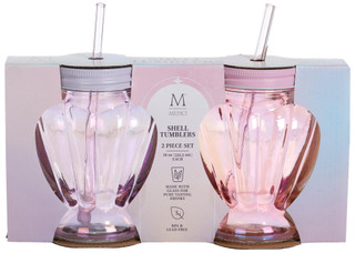 Thumbnail 1: MEDICI Medici 2 Pk Clear Glass Shell Tumbler 